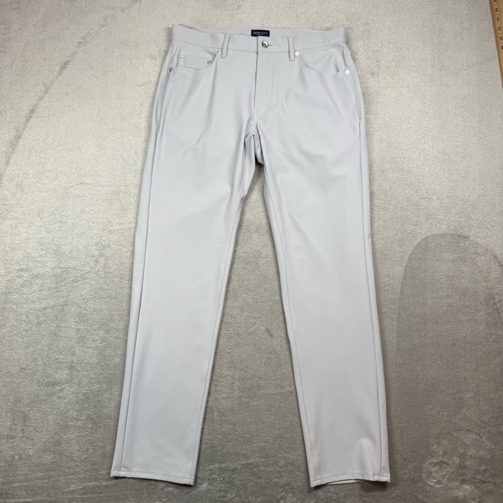 Proper Cloth Pants Men's 32x30 Grey Milano Light Performance Knit Golf Casual